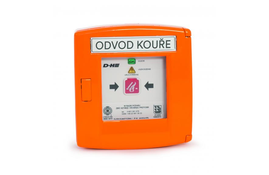 RT 45 tlačítka zařízení pro odtah kouře a tepla